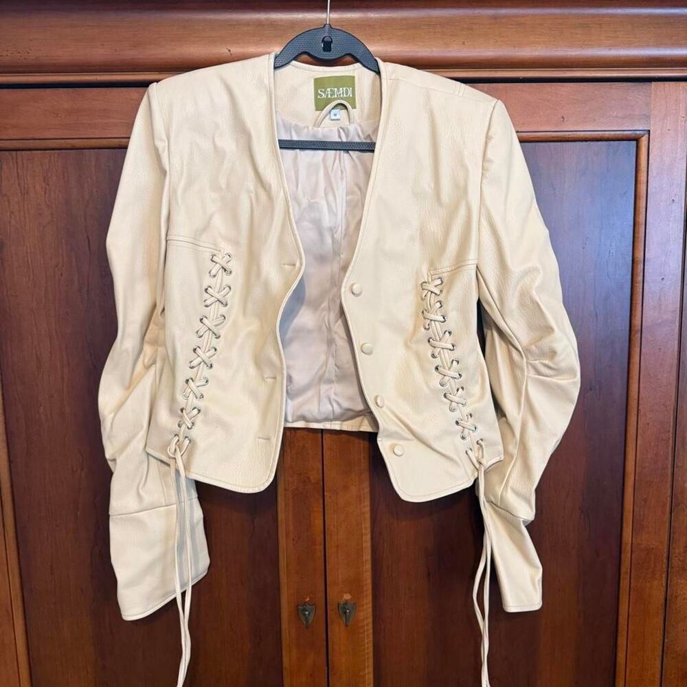 Anthropologie Vegan Leather Jacket M